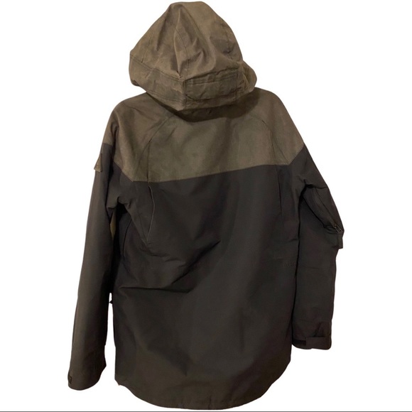 BURTON  Men's BREACH Shell Snow Jacket - GOLROD/TRCDRO - Picture 7 of 10